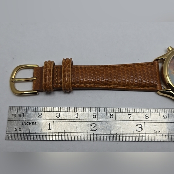 Vintage Thomas Kinkade Painter Of Light Watch Lighthouse Leather New Battery - Picture 8 of 12